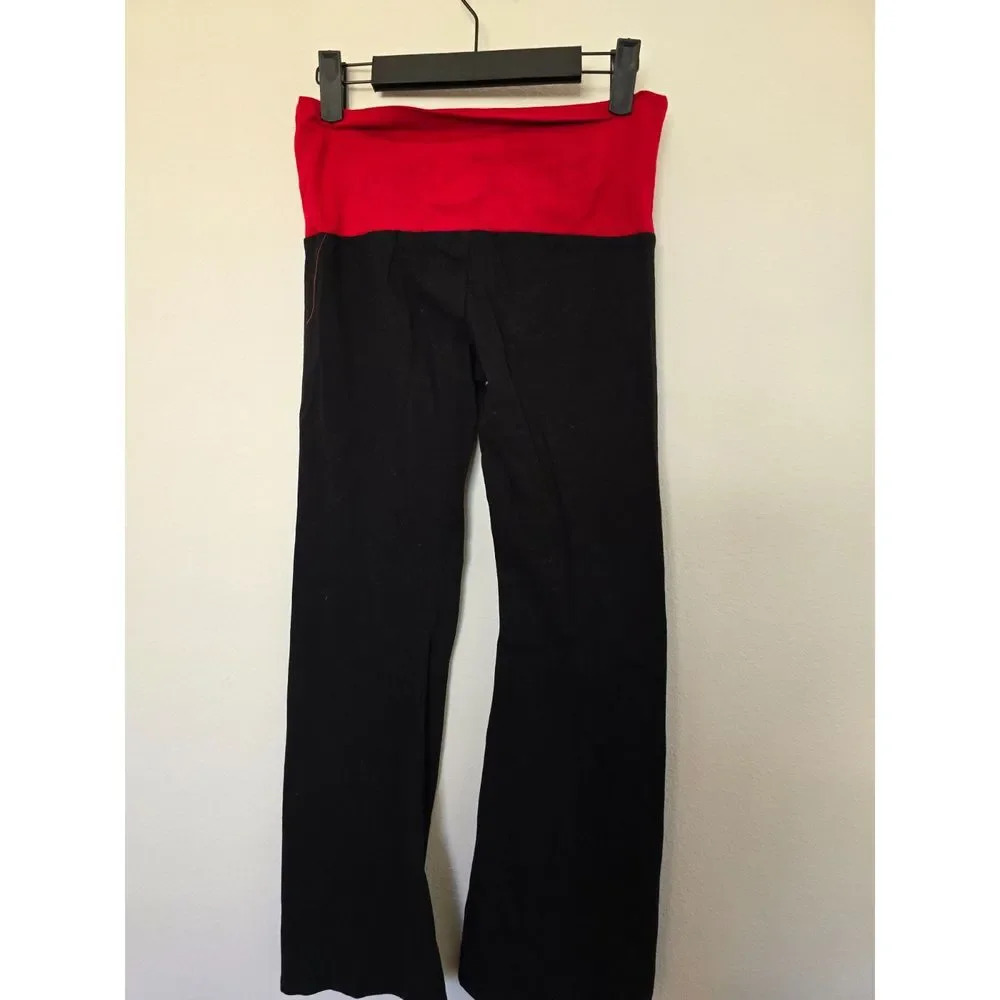 Yoga Pants: 2 Pairs Red/White and black - Picture 4 of 6